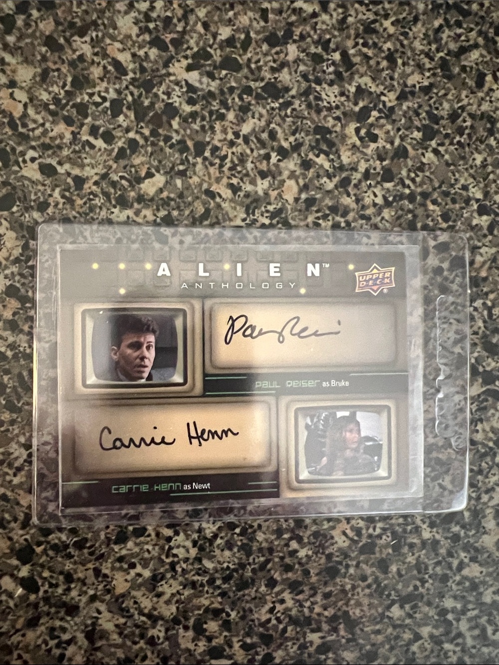 2016 Alien Anthology Dual-Signature Card - Upper Deck Autograph NM